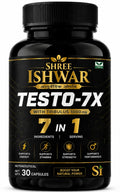 Shree Ishwar TESTO-7X Herbal Supplement – 30 Capsules
